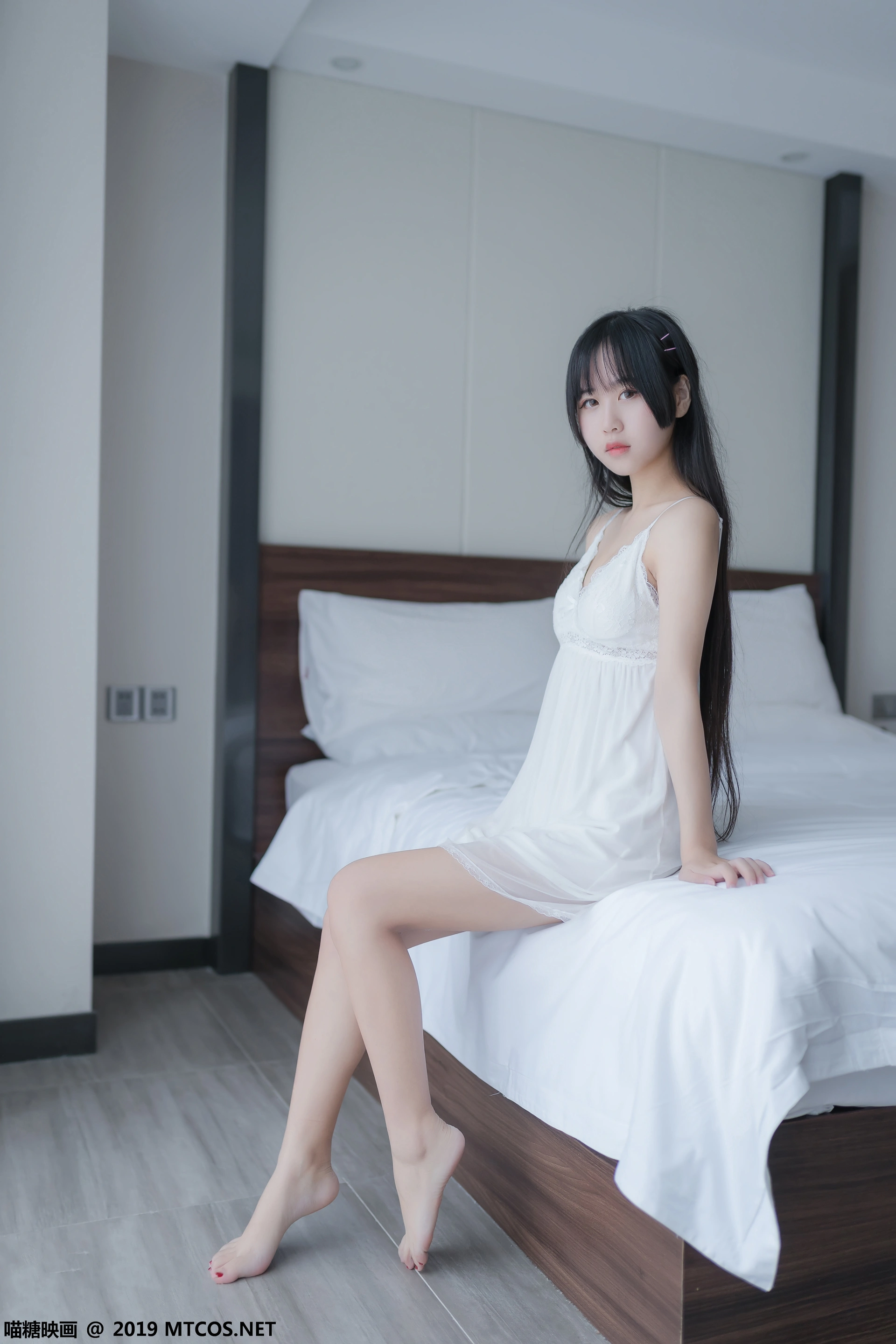 喵糖映画 - VOL.069 萌芽儿o0 白纱裙 1